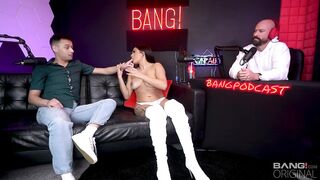 Busty Pornstar Gets A Creampie On The Bang Podcast