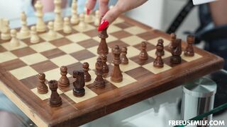 Freeuse my wife and step daughter while playing chess