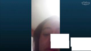 mature masturbating on skype