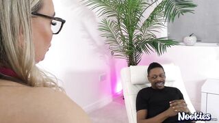 Busty MILF Interracial BBC with Mr Longwood