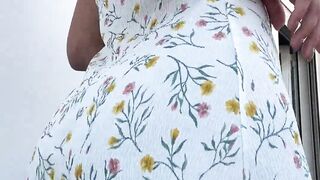 Sexy Wife Letting the Butt Cheeks Breathe