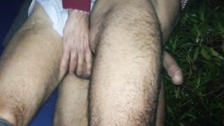 Mature married fucks me in the field maduro  casado me folla