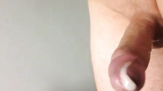 Watch my throbbing cock explode with cum