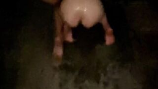 bizarropornos.com - Two MILFS Petplay and Pee Outside